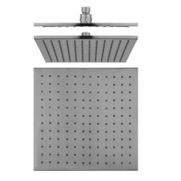 Square Brushed Nickel Shower Head